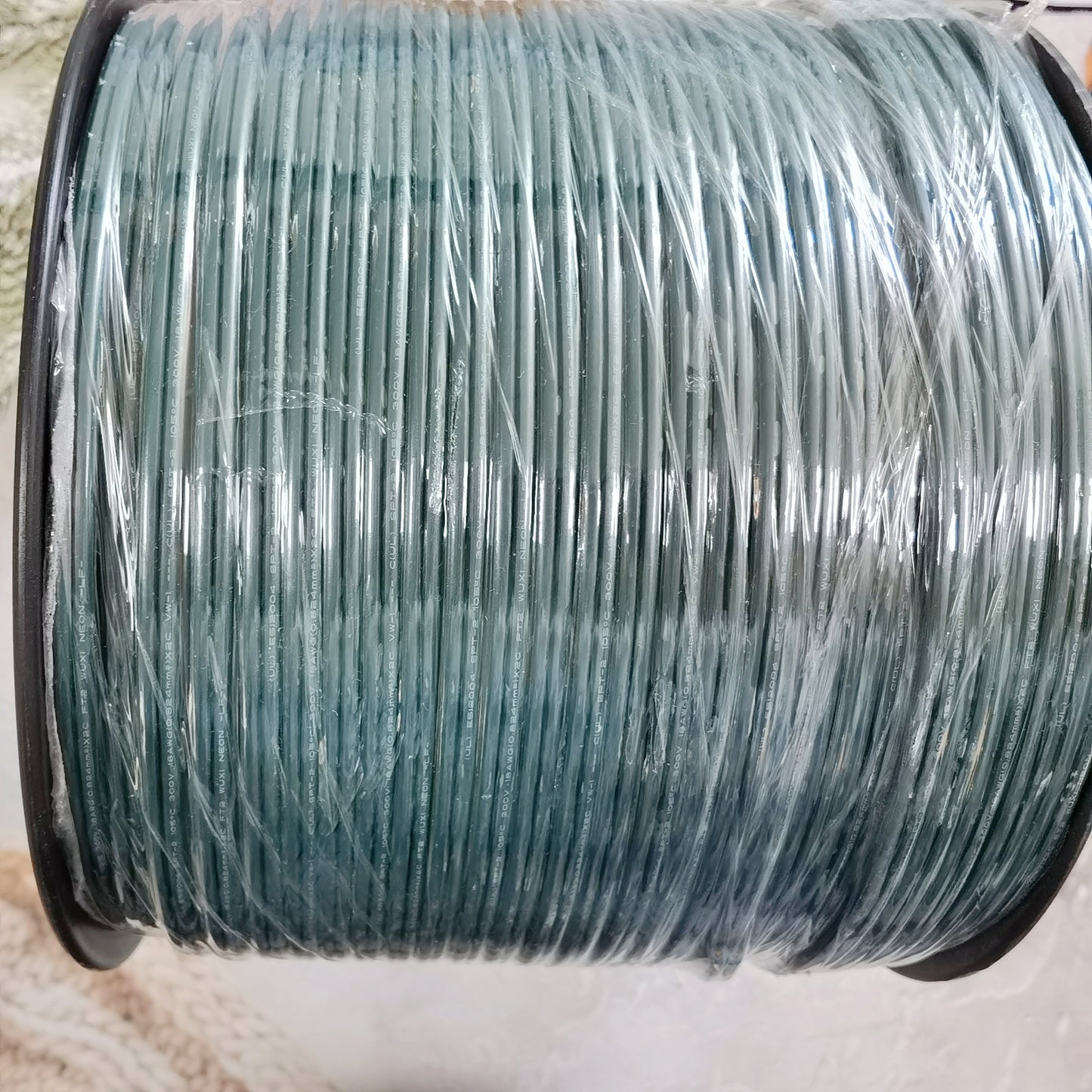 SPT-2 White Wire,Black/White/Green, UL Certified, Christmas Light String extension Cord, Landscape Lighting Cord (1000 ft )