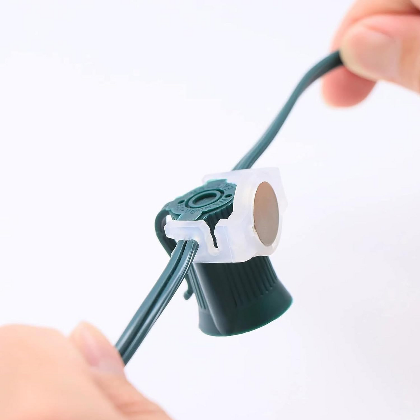 Strong Magnetic Christmas Light Clips,for Outdoor Living, Box of 100Pcs