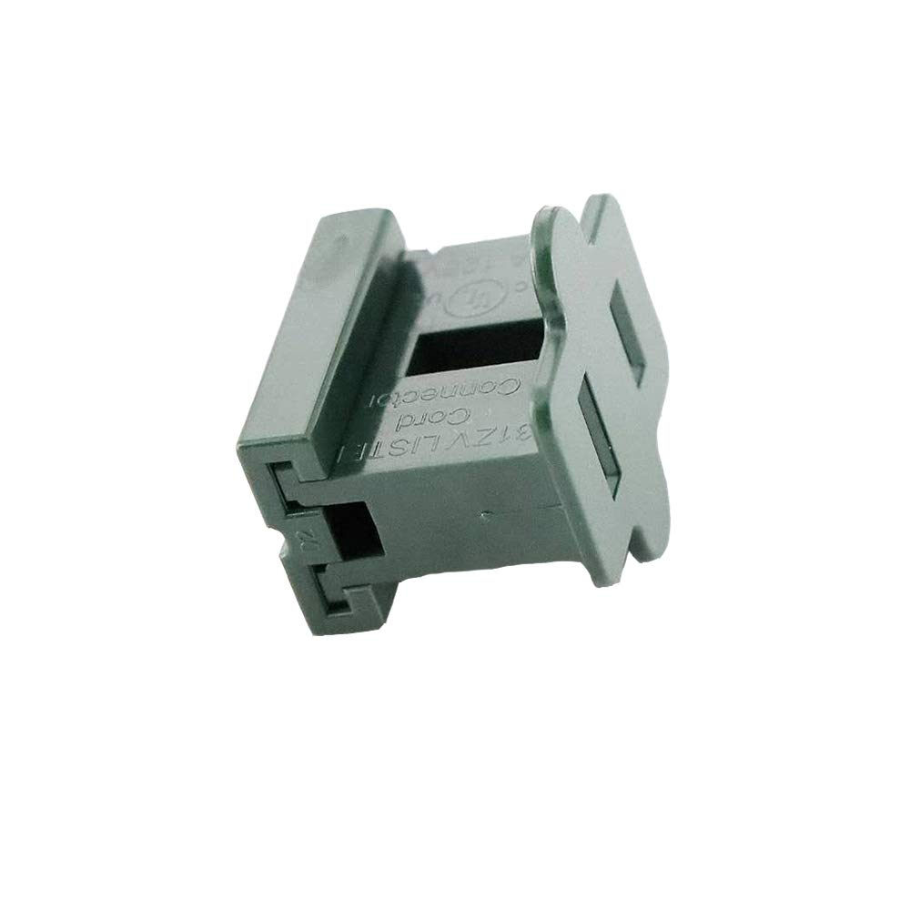 Christmas Female and Male Slip Plug Electrical Vampire Plug Lighting Outlet Green Zip Plug Gilbert Plug Male Female Slide Plug Inline Plug Adapter for Xmas Holiday Party (SPT-1, 25 Pieces)