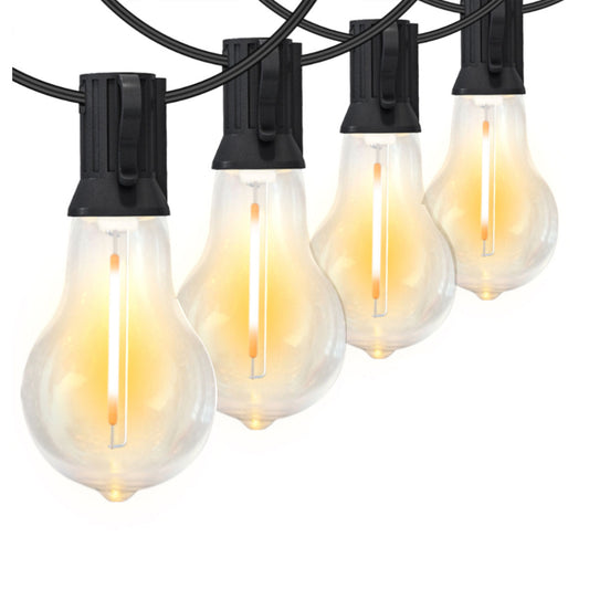 Outdoor camping A39 garden lamp, E12 lamp base, plug-in LED string, waterproof string