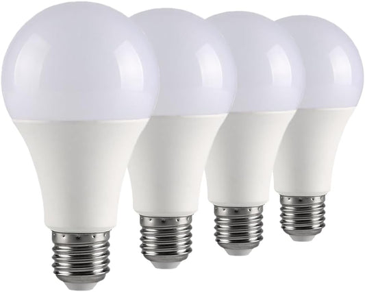 UL Listed 4-Pack 3 Way Light Bulbs Soft White 3000K 50 100 150 Watt Equivalent, Perfect for Reading, Standard A19 Indoor Led Bulb, 5/10/15 Watt Energy Efficient Bulb