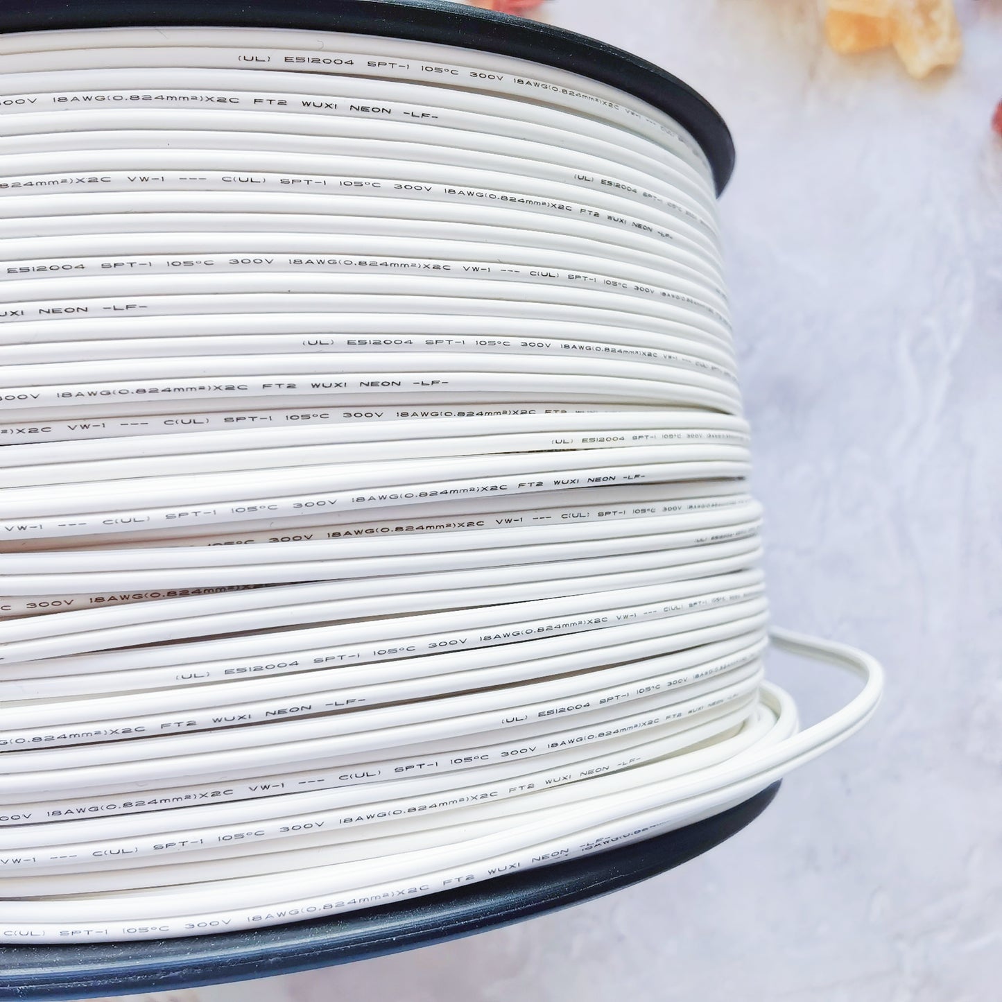 Low Voltage Landscape Wire,Black/White/Green,,UL List 18/2 SPT-1 Electrical Wire,for Light and Lamp Extension Cable(-1/250FT)