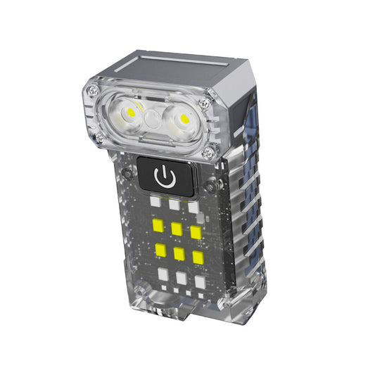 New portable keychain light, 90-degree flashlight, charging work light, emergency portable light