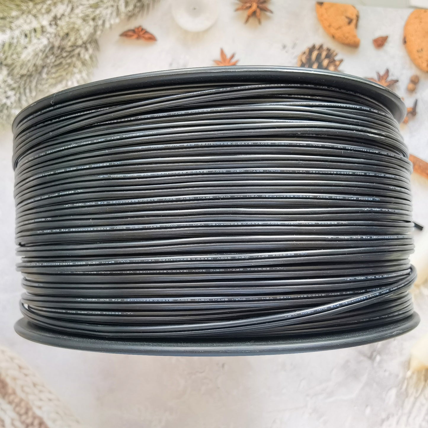 Low Voltage Landscape Wire,Black/White/Green,,UL List 18/2 SPT-1 Electrical Wire,for Light and Lamp Extension Cable(-1/250FT)