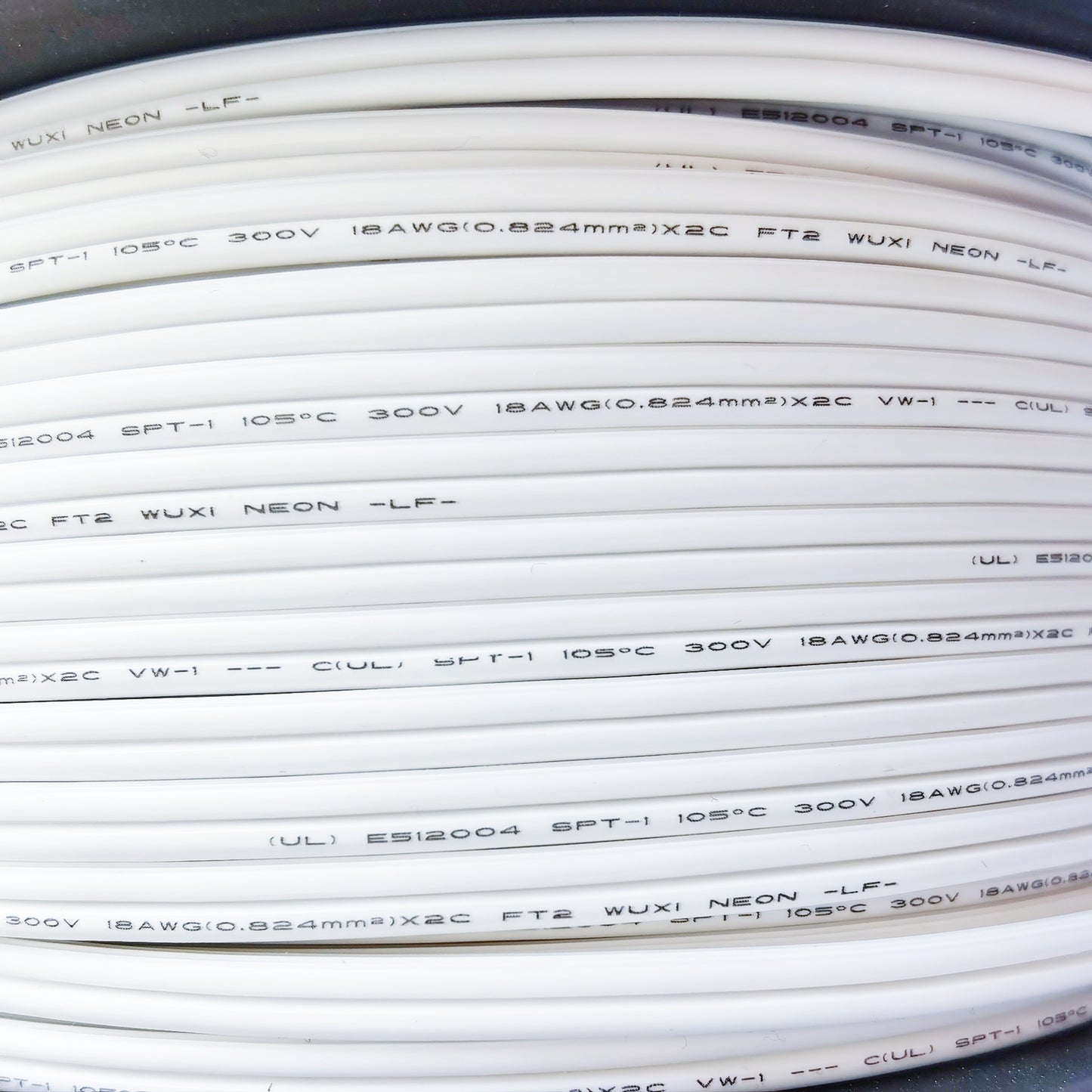 Low Voltage Landscape Wire,Black/White/Green,,UL List 18/2 SPT-1 Electrical Wire,for Light and Lamp Extension Cable(-1/250FT)