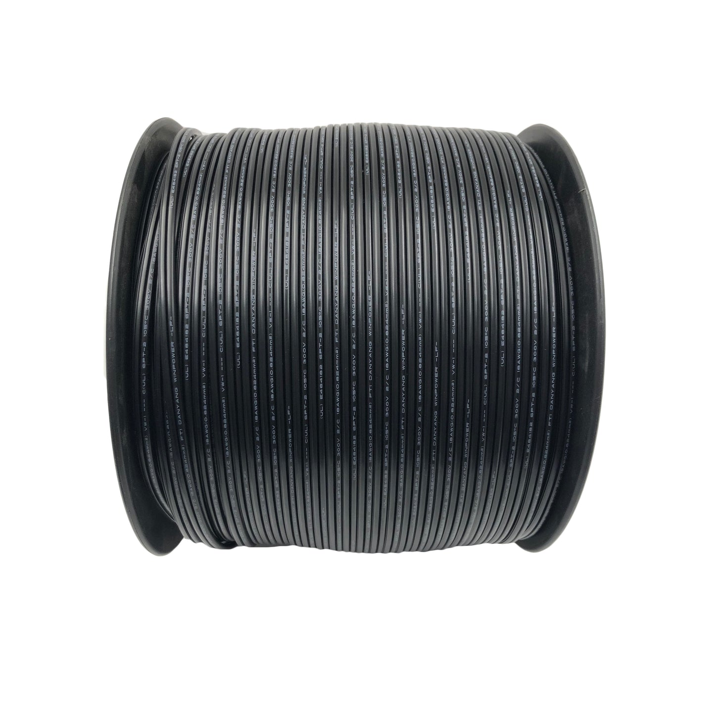 SPT-2 White Wire,Black/White/Green, UL Certified, Christmas Light String extension Cord, Landscape Lighting Cord (1000 ft )
