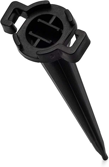 Christmas Light Stakes Universal Yard Lawn Holiday Light Stakes for C7 C9 String Lights, 7.5/4.5 inches Ground Stakes for Christmas Outdoor Lights Holders on Yards, Driveways, Pathways (Green/Black,50 Pieces)