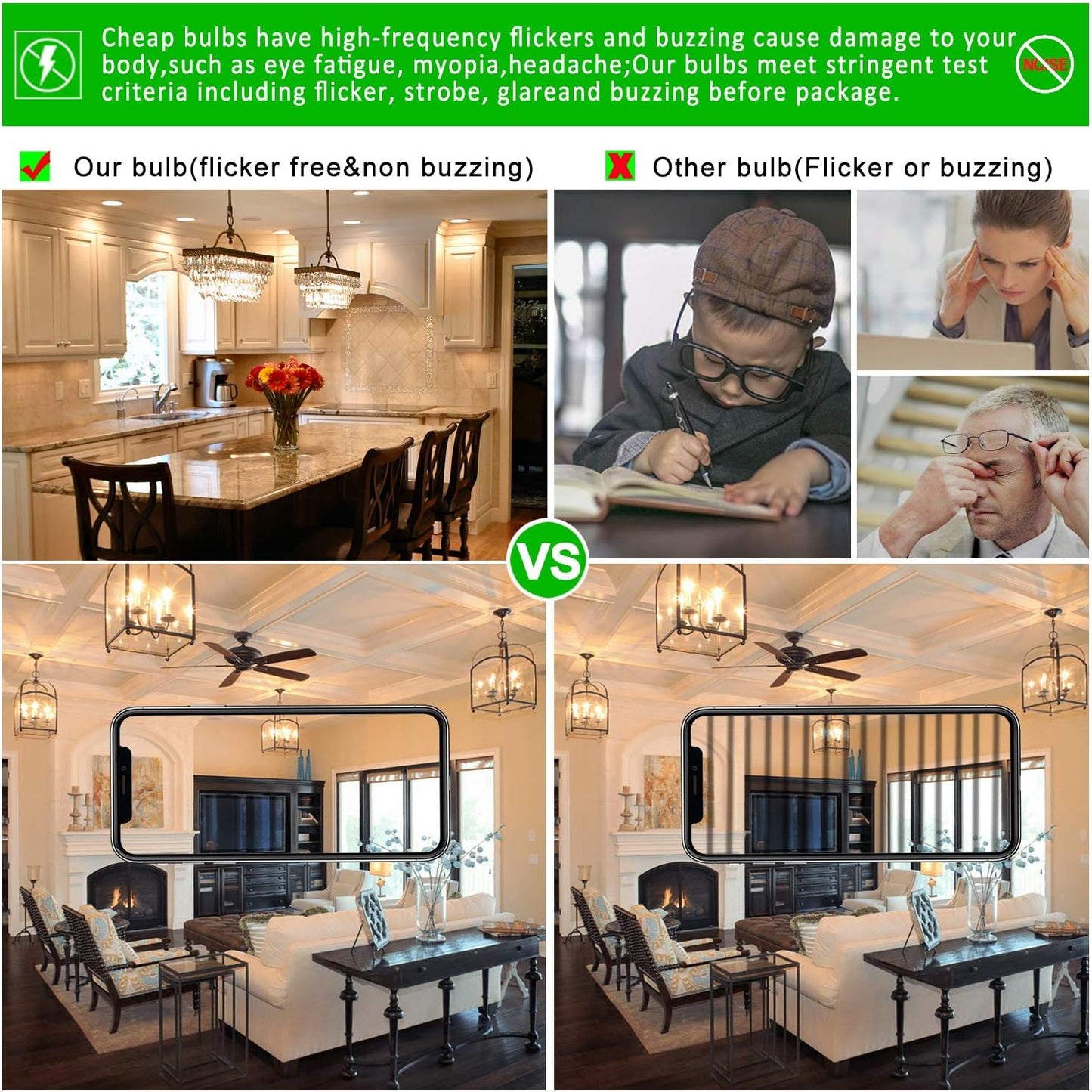 LED Bulb Dimmable 6W Equal Warm White 2700K T6 T25 E12 Candelabra Bulb 60 watt for Chandeliers,Ceiling Fan,Pendant,Wall sconces AC120V 600LM e12 Light Bulb 6Pack