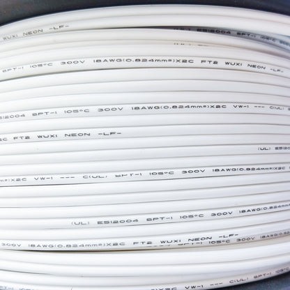 Low Voltage Landscape Wire,Black/White/Green,,UL List 18/2 SPT-1 Electrical Wire,for Light and Lamp Extension Cable(-1/250FT）